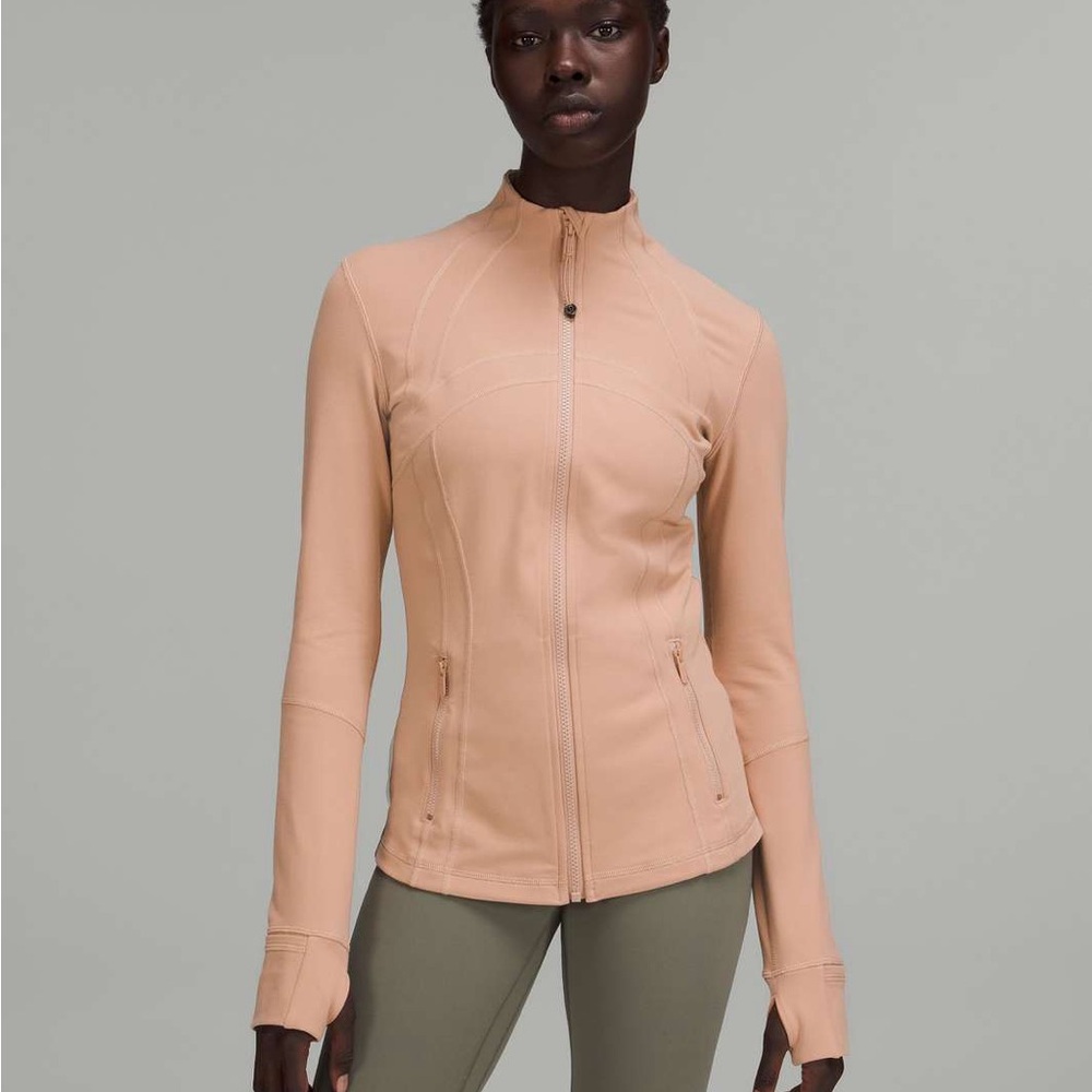 Lululemon Define Jacket Luon Pink Clay Full Zip Yoga Jacket Size 12